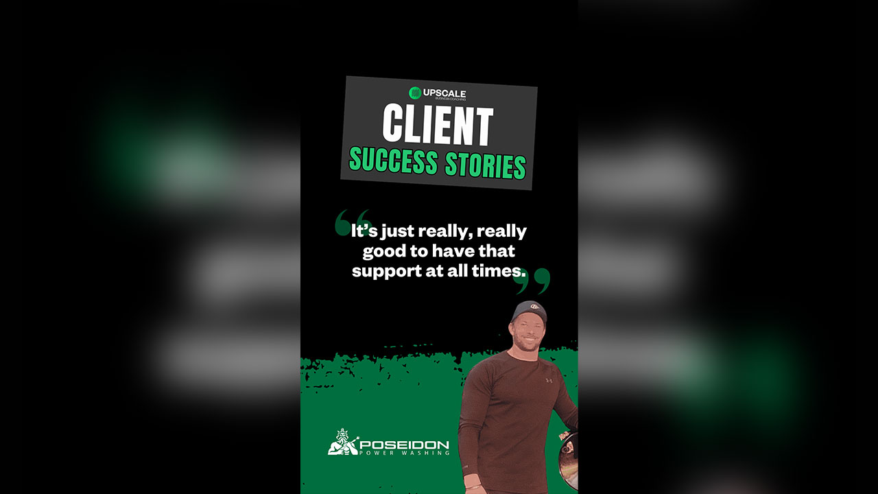 Nick's Testimonial about UpScale Business Coaching